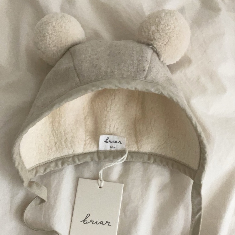 Briar sherpa double pom Bonnet